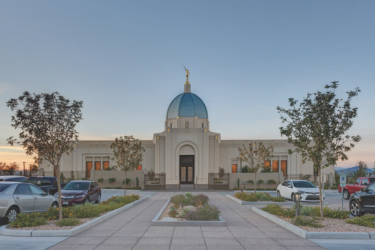 A church with a dome